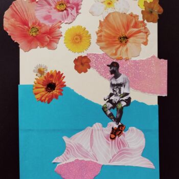 Collages titled "César" by Angelina Martin, Original Artwork, Collages
