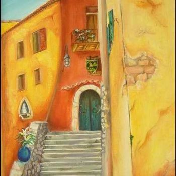 Painting titled "provencal house" by Angeliquejeannin, Original Artwork