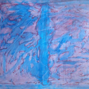 제목이 "Le bleu de l'eau"인 미술작품 Angélique Rouxel로, 원작, 아크릴