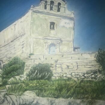 Painting titled "Chiesa di Pompei a…" by Angelo Faraci, Original Artwork, Acrylic