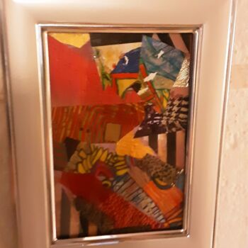 Collages titled "Sempre Avanti." by Angelo Marzullo, Original Artwork, Collages Mounted on Aluminium