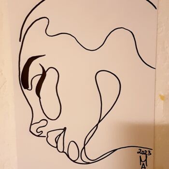 Malerei mit dem Titel "Dummy" von Angelo Marzullo, Original-Kunstwerk, Acryl