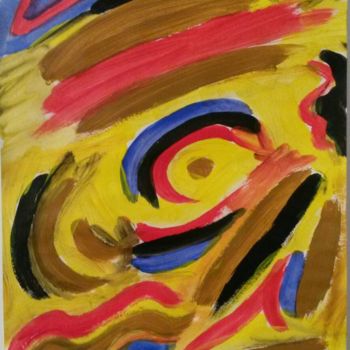 Painting titled "RAM" by Angelo Rizzi, Original Artwork, Acrylic