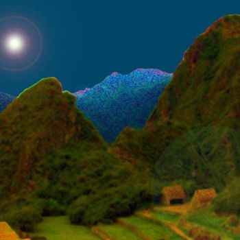 Digital Arts titled "Land of the Incas -…" by Angelo Di Pietrantonio, Original Artwork