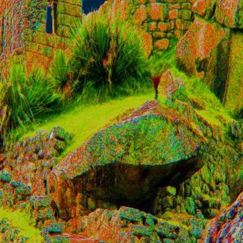 Digital Arts με τίτλο "Land of the Incas -…" από Angelo Di Pietrantonio, Αυθεντικά έργα τέχνης