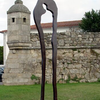 Sculpture intitulée "Now you!" par Angelo Ribeiro, Œuvre d'art originale, Métaux