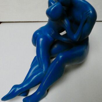 Sculpture titled "Complicité" by Philippe Jamin, Original Artwork, Bronze