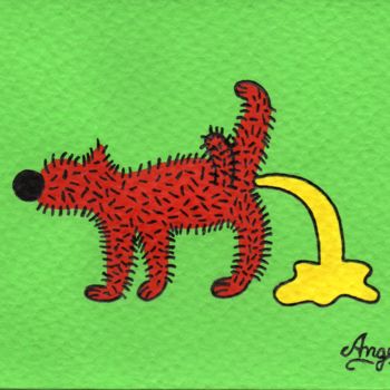 Pintura titulada "Lindo perrito 6" por Angel Ripoll, Obra de arte original, Acrílico