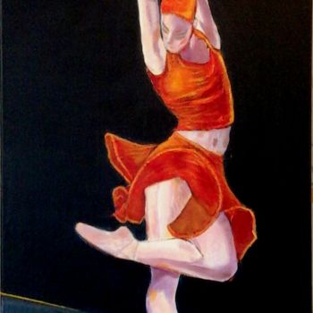 Peinture intitulée "Danseuse - Danser.j…" par Nin Angem, Œuvre d'art originale, Acrylique