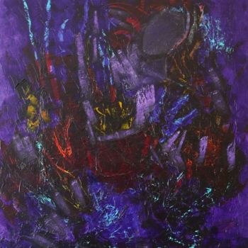 Painting titled "Altération" by Nin Angem, Original Artwork, Acrylic