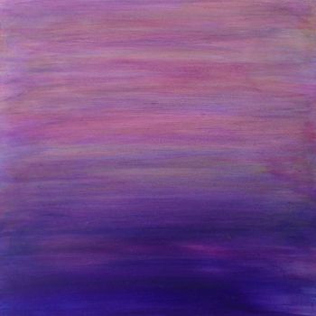Painting titled "Shades of Fall Sky" by Angie Chapman, Original Artwork, Acrylic