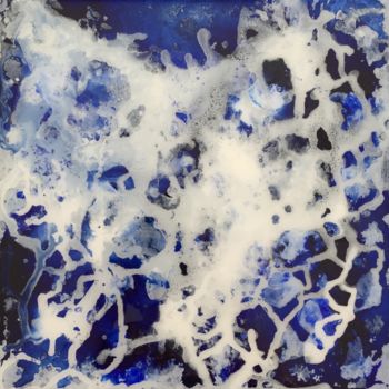 Painting titled "Tangled" by Angie Chapman, Original Artwork, Acrylic