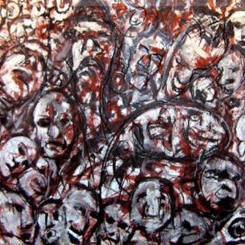 Peinture intitulée "Ladri fra i ladri" par Angry Again, Œuvre d'art originale