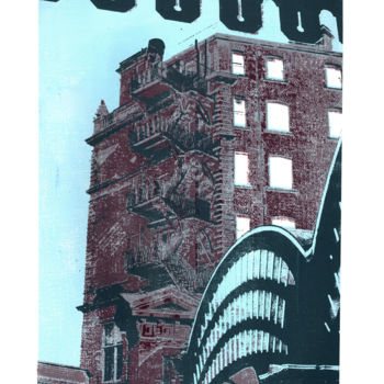 Отпечатки и Гравюры под названием "The Royal York Hotel" - Angus Vasili, Подлинное произведение искусства, Шелкография