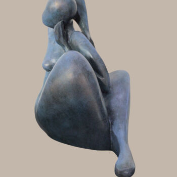 Sculpture intitulée "Lizy" par Anh Diù, Œuvre d'art originale, Résine