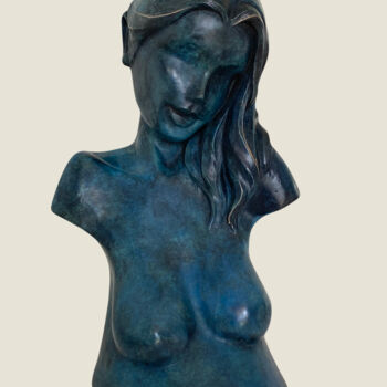 Sculpture titled "Héra bronze" by Anh Diù, Original Artwork, Bronze