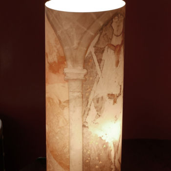 设计 标题为“Lampe Flower Power” 由Anh Luz, 原创艺术品, 泛光灯