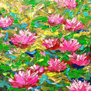 "Water lily, Flower…" başlıklı Tablo Anh  Tuan Le tarafından, Orijinal sanat, Akrilik