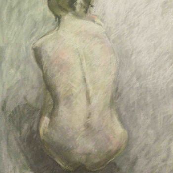 Painting titled "Nue 7" by Anna Kropiowska, Original Artwork