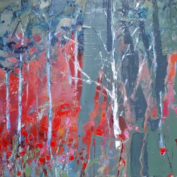 Painting titled "127 AUREOLA Part.2-…" by Anna Zygmunt Art, Original Artwork, Oil