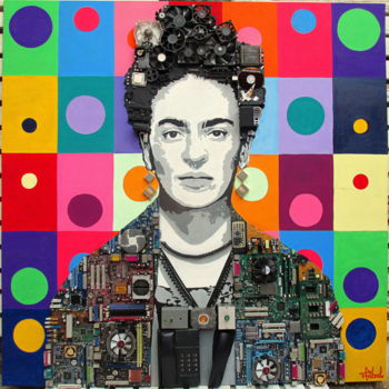 Painting titled "Frida.jpg" by Anibal Binho, Original Artwork, Other