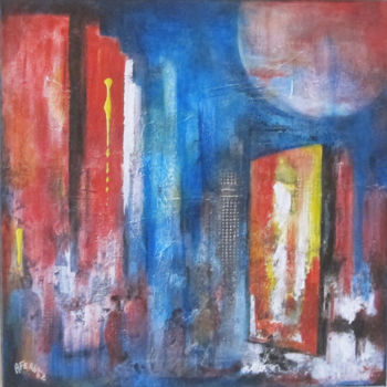 Pittura intitolato "Shanghai" da Anida Fernez, Opera d'arte originale, Acrilico