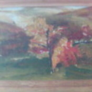 Painting titled "Autumn" by Simionescu Elena, Original Artwork