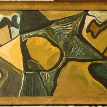 Malerei mit dem Titel "The Earth" von Simionescu Elena, Original-Kunstwerk, Öl