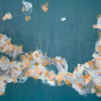 Картина под названием "Kilig" - Anik Lapointe, Подлинное произведение искусства, Акрил Установлен на Деревянная рама для нос…