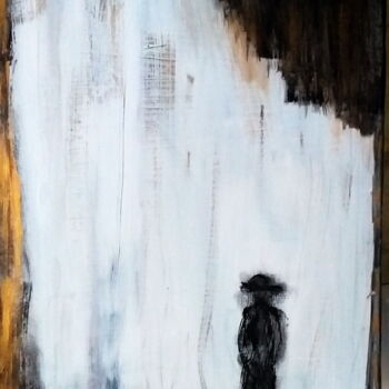 Картина под названием "On the way" - Anima E Mela, Подлинное произведение искусства, Акрил Установлен на Деревянная рама для…