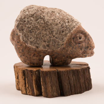 Sculpture titled "From the "heroes of…" by Aliaksei Andreyeu, Original Artwork, Stone