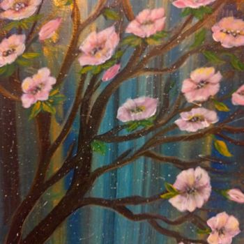 Malerei mit dem Titel "Unforgettable spring" von Anisia Grigor, Original-Kunstwerk, Acryl