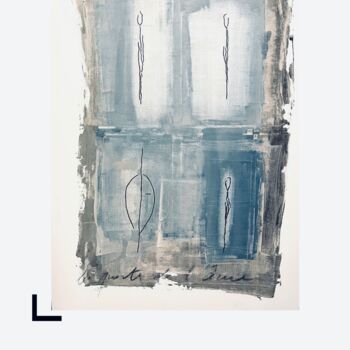 Pintura intitulada "Les portes de L’âme" por Anissa B, Obras de arte originais, Acrílico Montado em Armação em madeira