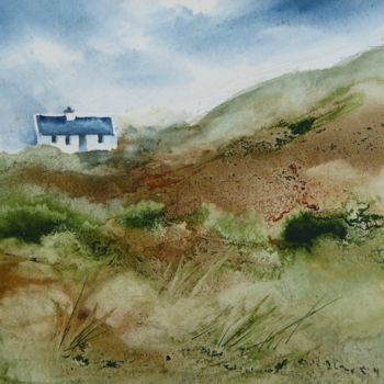 Painting titled "Donegal 2" by Anita Bruzzo, Original Artwork, Watercolor