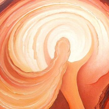 Peinture intitulée "sun dance (detailph…" par Anita Burnaz, Œuvre d'art originale