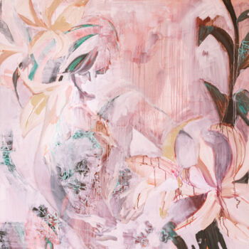 Pintura titulada "Lilien" por Anita Gryz, Obra de arte original, Oleo