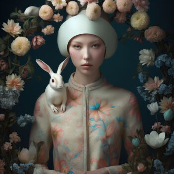 Digital Arts titled "Easter Magic No2" by Anita Kalmar, Original Artwork, Digital Print