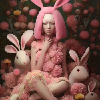 Digital Arts titled "Easter Magic No6" by Anita Kalmar, Original Artwork, Digital Print