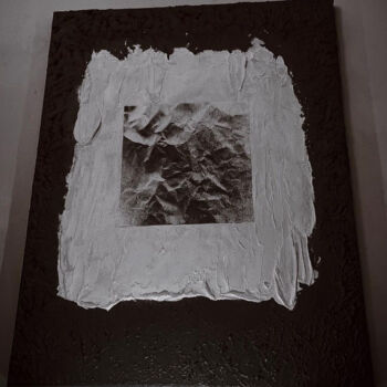Картина под названием "Горы" - Anita Yarygina, Подлинное произведение искусства, Аэрограф Установлен на Деревянная рама для…