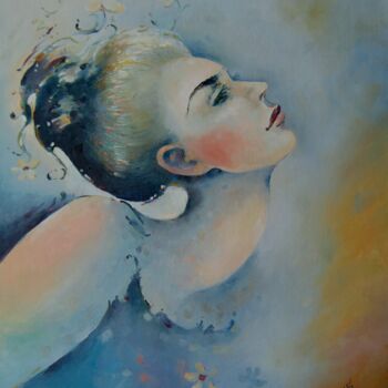 Pintura intitulada "Longing for Harmony" por Anita Zotkina, Obras de arte originais, Óleo