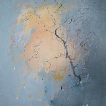 Ζωγραφική με τίτλο "In between seasons" από Anita Zotkina, Αυθεντικά έργα τέχνης, Λάδι