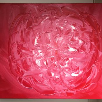Peinture intitulée "LA ROSE" par Anita Wetzel, Œuvre d'art originale, Acrylique