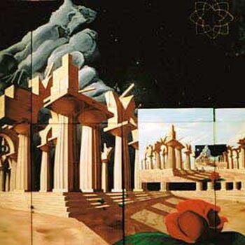 Pittura intitolato "Puzzle del Sutra de…" da Aniello Scannapieco, Opera d'arte originale
