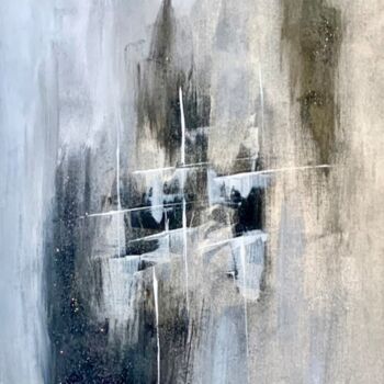 "Abstrakte Malerei G…" başlıklı Tablo Anja Hofmann tarafından, Orijinal sanat, Akrilik Ahşap Sedye çerçevesi üzerine monte e…