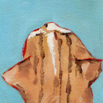 Pittura intitolato "Cat 4" da Anja Rudko, Opera d'arte originale, Olio