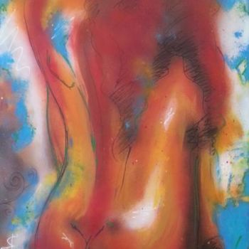 Painting titled "feme fatale" by Anja Haschberger, Original Artwork