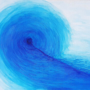 Pintura titulada "Welle" por Anja Schmidt, Obra de arte original, Acrílico