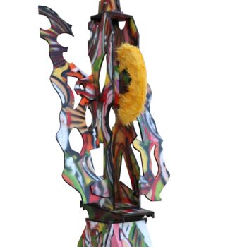 Sculpture titled "Solaris" by Anka Girls, Original Artwork, Spray paint