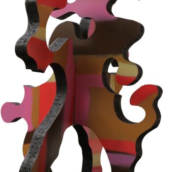 Скульптура под названием "U3" - Anka Girls, Подлинное произведение искусства, Дерево