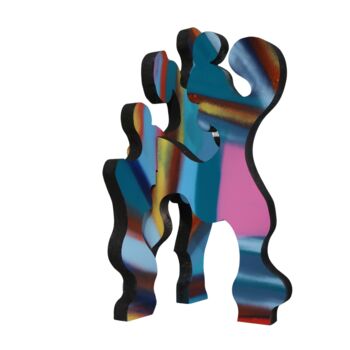 Skulptur mit dem Titel "U8" von Anka Girls, Original-Kunstwerk, Sprühfarbe